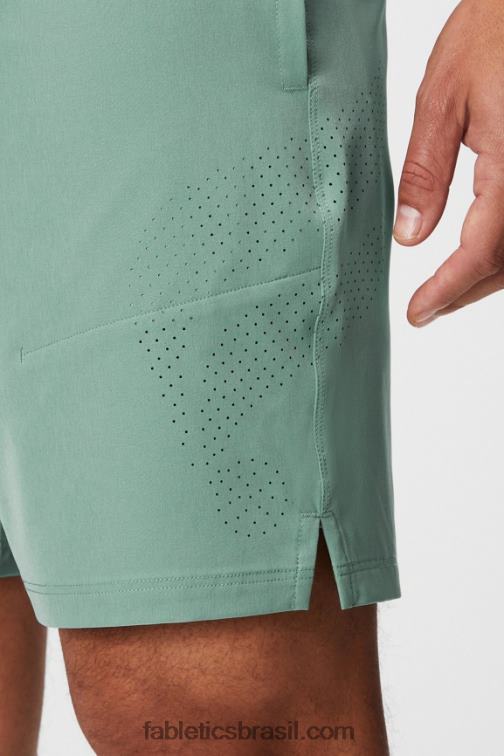 Fabletics tomilho cinza perfurado 420HR3203 o fundamental curto ii 146 homens