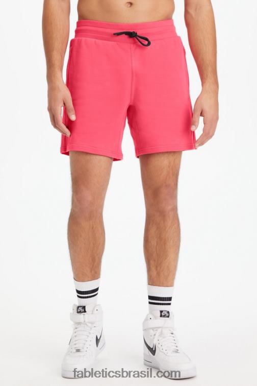 Fabletics vermelho magenta 420HR3291 o short leve homens