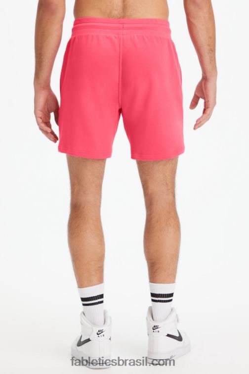 Fabletics vermelho magenta 420HR3291 o short leve homens