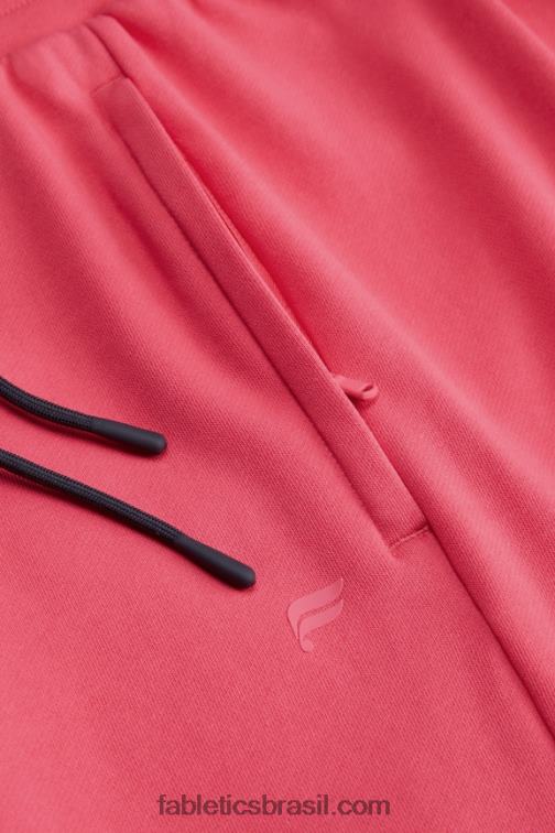 Fabletics vermelho magenta 420HR3291 o short leve homens