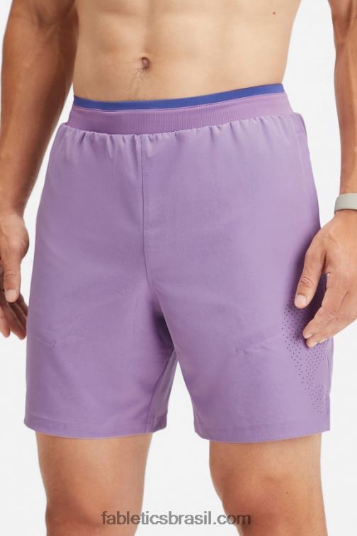 Fabletics vibração roxa perfurada 420HR3218 o curto fundamental ii 149 homens