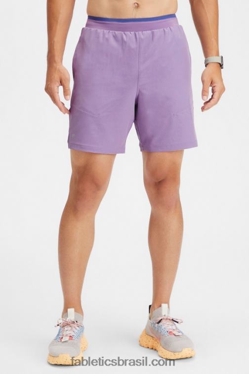 Fabletics vibração roxa perfurada 420HR3218 o curto fundamental ii 149 homens