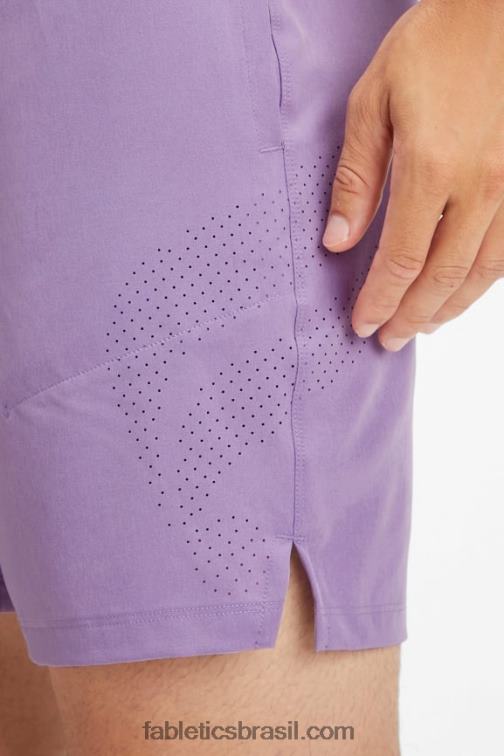 Fabletics vibração roxa perfurada 420HR3218 o curto fundamental ii 149 homens