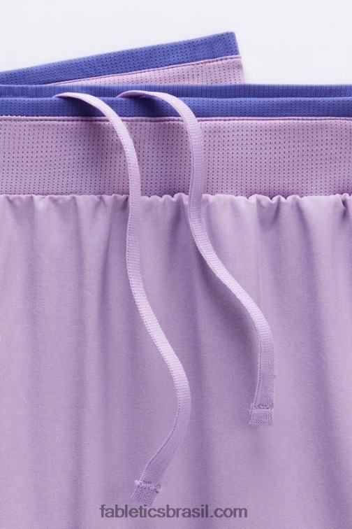 Fabletics vibração roxa perfurada 420HR3218 o curto fundamental ii 149 homens