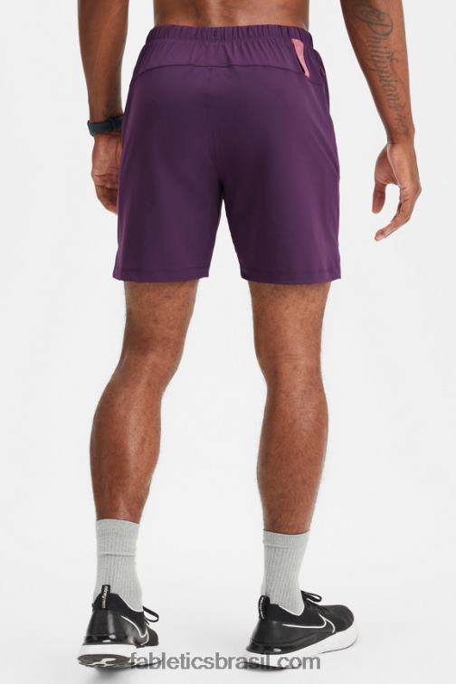 Fabletics vinho com canela 420HR3189 aquele curto (alinhado) 143 homens