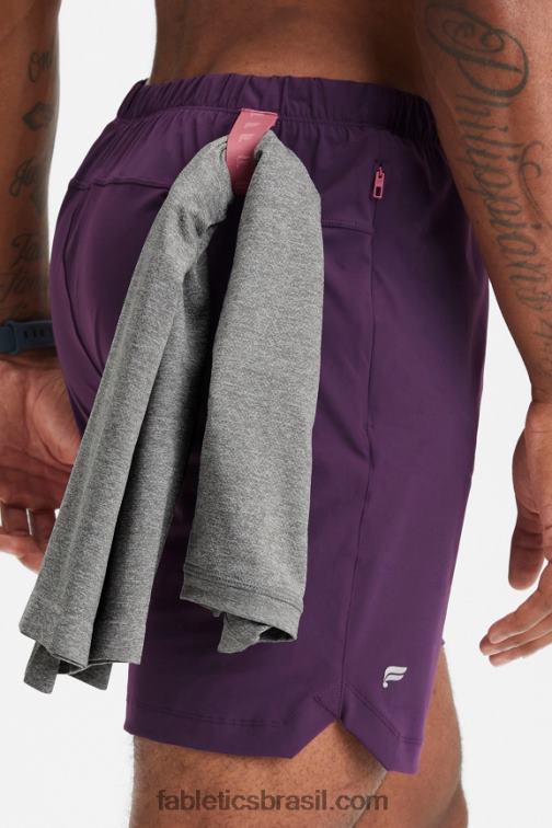 Fabletics vinho com canela 420HR3189 aquele curto (alinhado) 143 homens