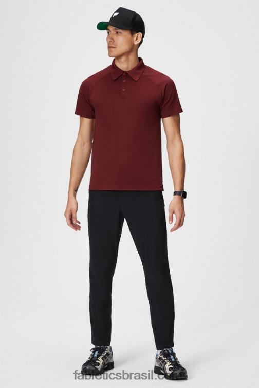 Fabletics adrenalina vermelha 420HR3410 o dia de treino polo 168 homens