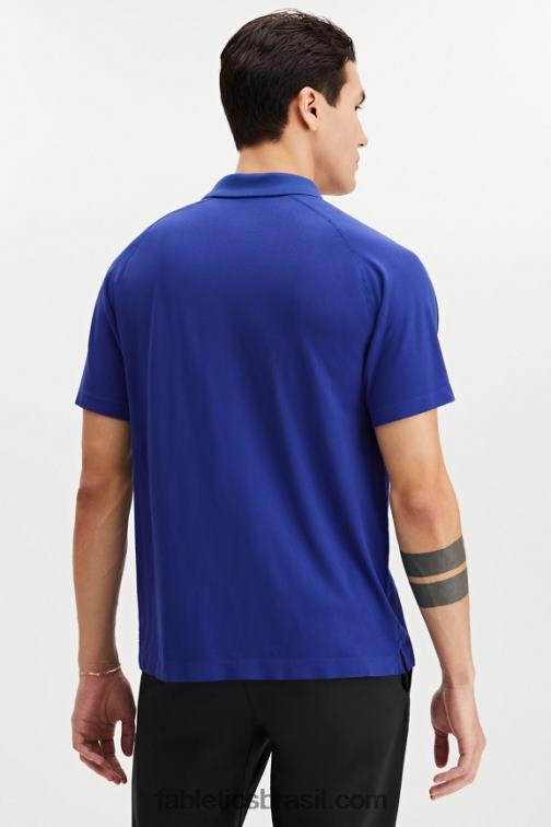 Fabletics azul carbono 420HR3415 o dia de treino polo 169 homens