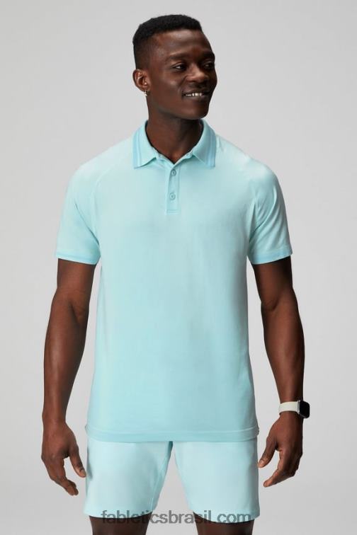Fabletics azul nórdico 420HR3442 o dia de treino polo com ponta homens