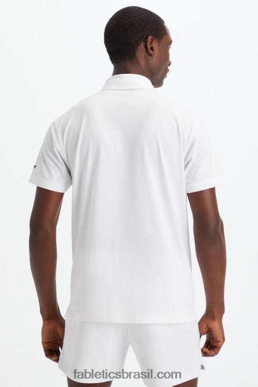 Fabletics branco 420HR3435 o polo 24-7 173 homens