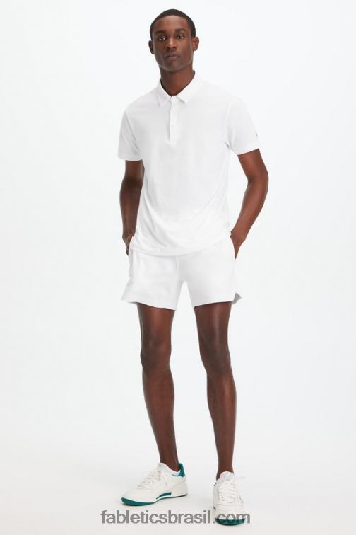 Fabletics branco 420HR3435 o polo 24-7 173 homens