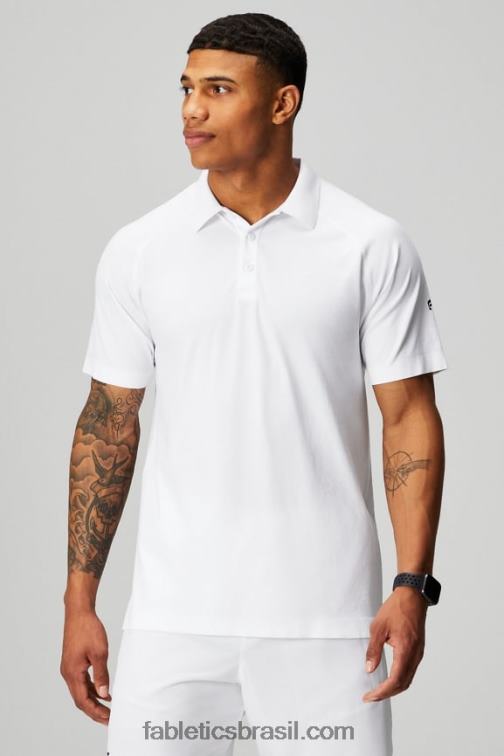 Fabletics branco clássico 420HR3403 o dia de treinamento polo 166 homens