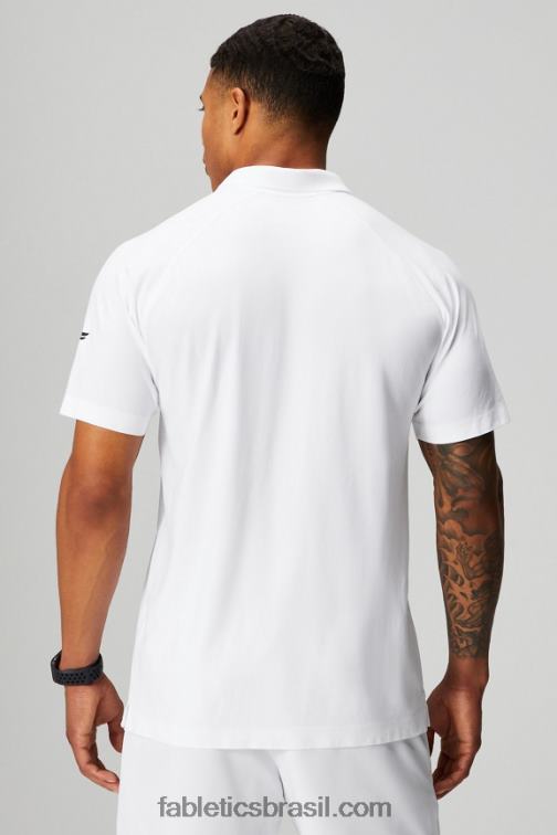 Fabletics branco clássico 420HR3403 o dia de treinamento polo 166 homens