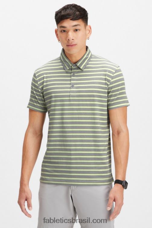 Fabletics faixa de sombra de limão desbotada 420HR3437 o polo 24-7 173 homens