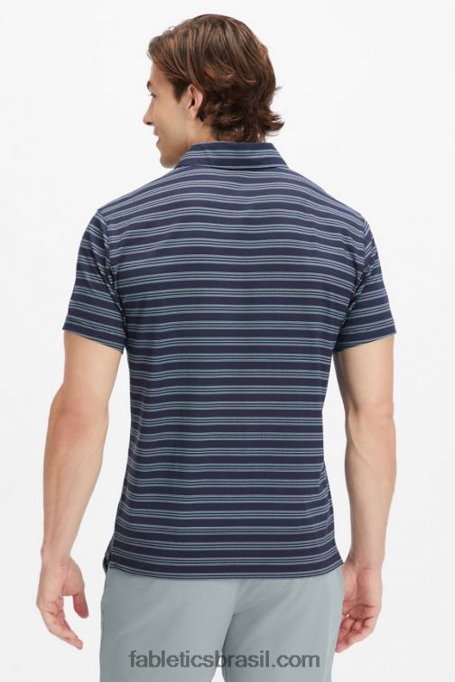 Fabletics listra secreta azul marinho clássico 420HR3433 o polo 24-7 172 homens