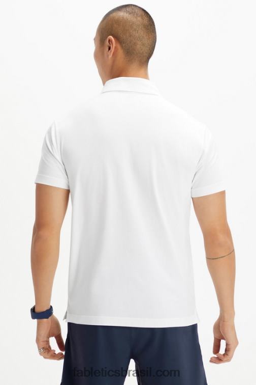 Fabletics mas branco 420HR3438 polo tênis universal 24 horas por dia homens