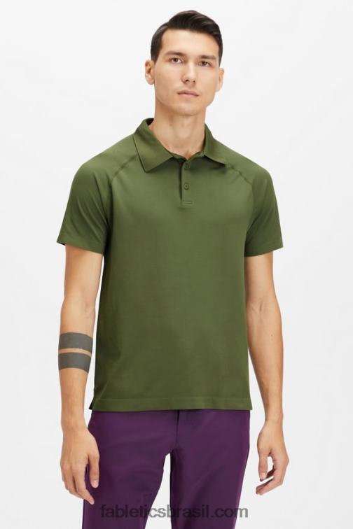Fabletics musgo escuro 420HR3420 o dia de treinamento polo 170 homens