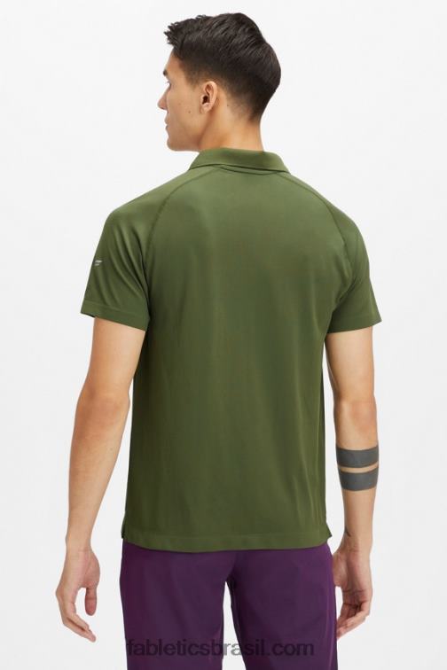 Fabletics musgo escuro 420HR3420 o dia de treinamento polo 170 homens