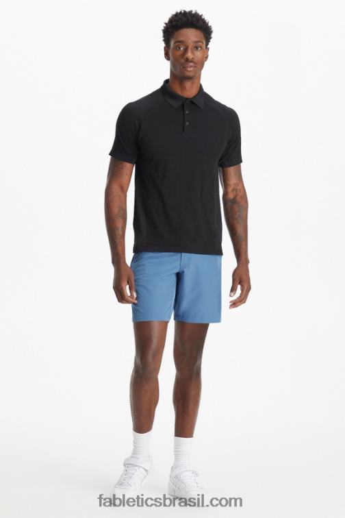 Fabletics preto 420HR3405 o dia de treinamento polo 167 homens