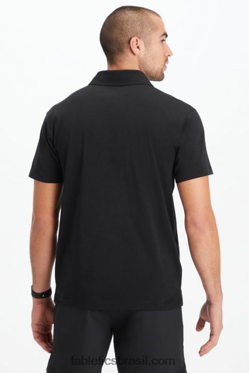 Fabletics preto 420HR3434 o polo 24-7 173 homens