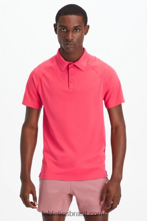 Fabletics vermelho magenta 420HR3416 o dia de treino polo 169 homens