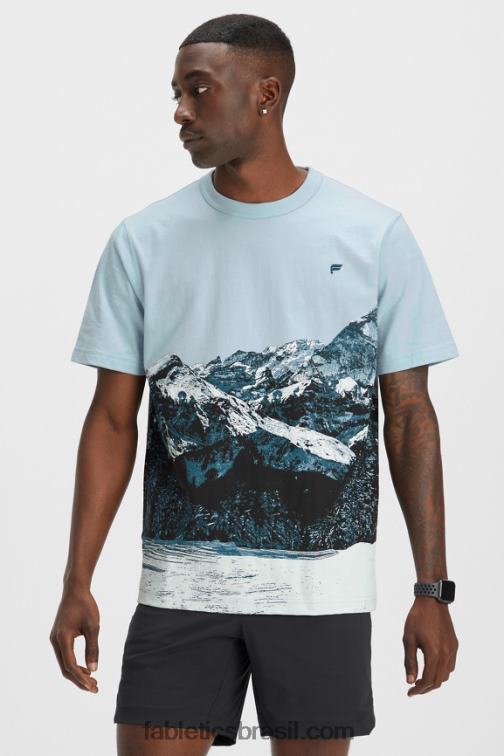 Fabletics além da borda 420HR3531 a camiseta r&r homens