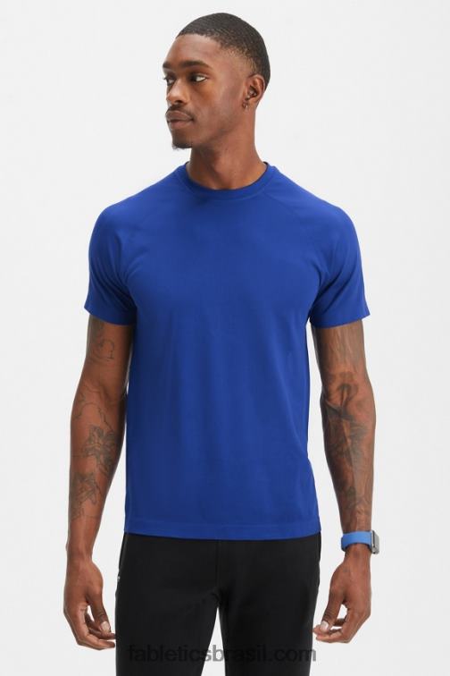 Fabletics azul francês 420HR3475 o tee do dia de treinamento 177 homens