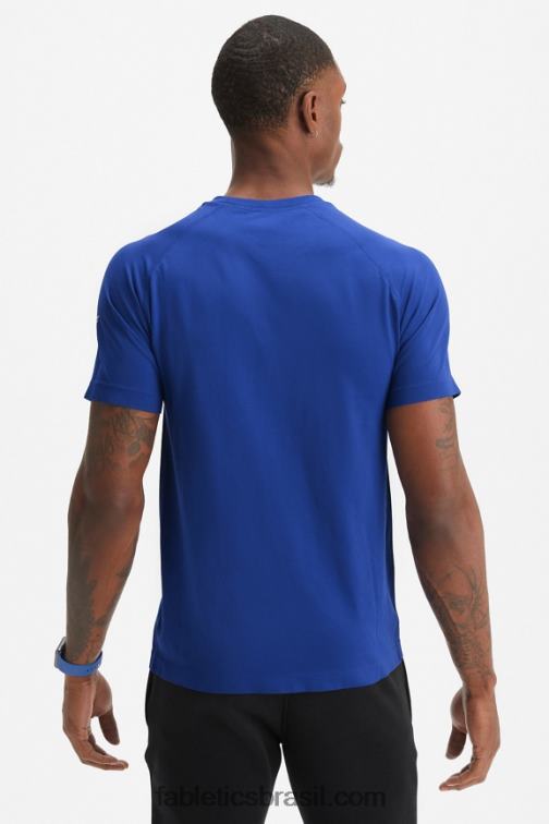 Fabletics azul francês 420HR3475 o tee do dia de treinamento 177 homens