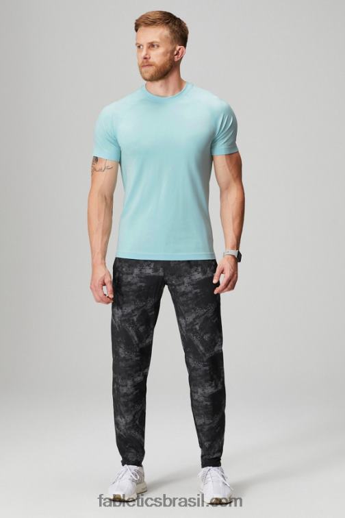 Fabletics azul nórdico 420HR3466 o tee do dia de treinamento 175 homens