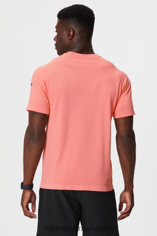 Fabletics beijo de pêssego 420HR3547 o tee do dia de treinamento 185 homens