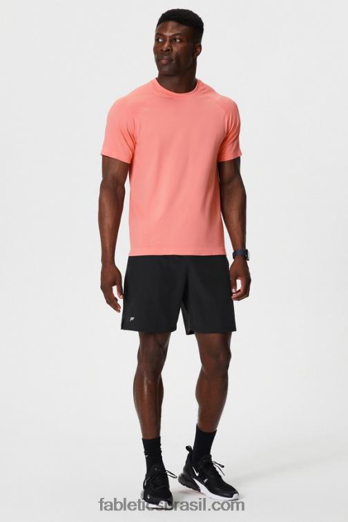 Fabletics beijo de pêssego 420HR3547 o tee do dia de treinamento 185 homens