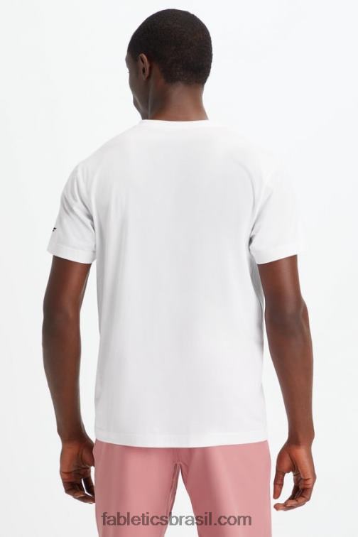 Fabletics branco 420HR3500 o pescoço 24-7 v homens