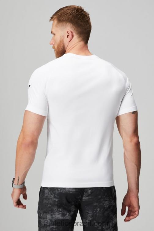 Fabletics branco clássico 420HR3465 o tee do dia de treinamento 175 homens