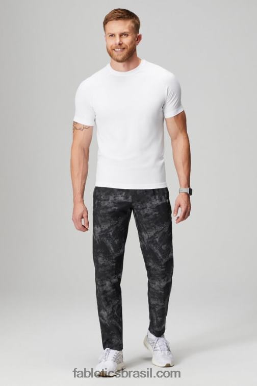 Fabletics branco clássico 420HR3465 o tee do dia de treinamento 175 homens