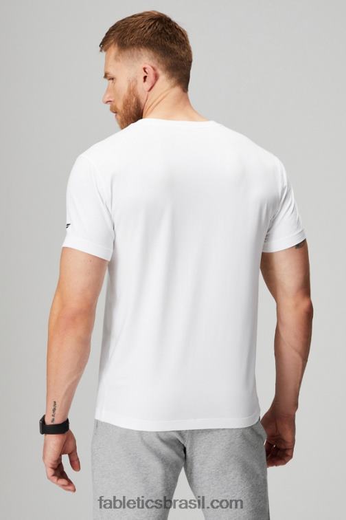 Fabletics branco clássico 420HR3494 o pescoço 24-7 v homens