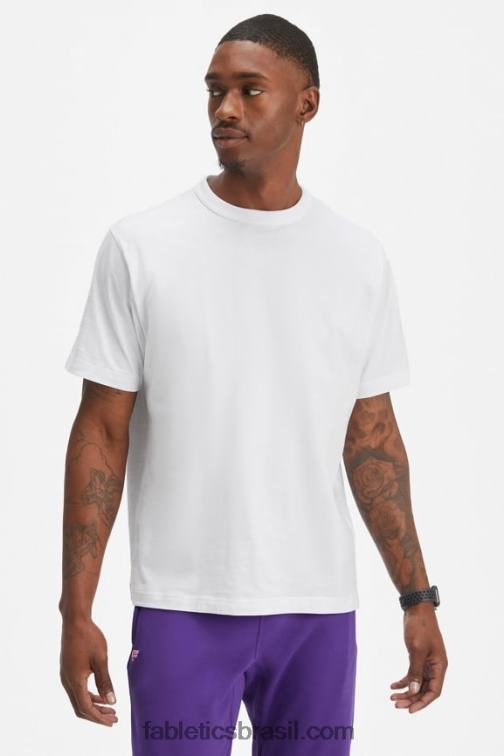 Fabletics branco clássico 420HR3528 a camiseta r&r homens
