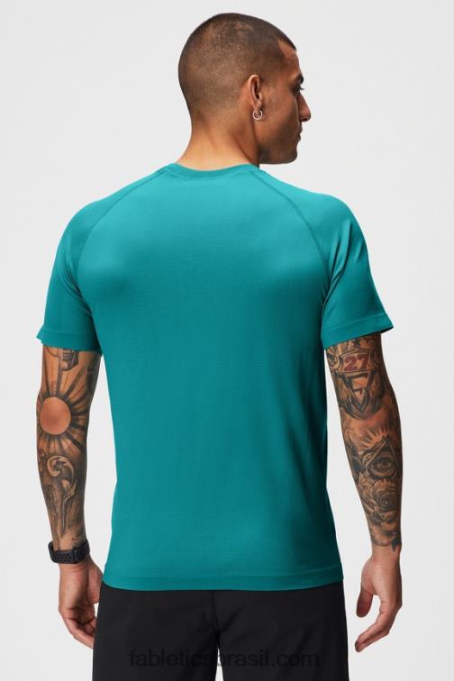 Fabletics cerceta escura 420HR3472 o tee do dia de treinamento 177 homens