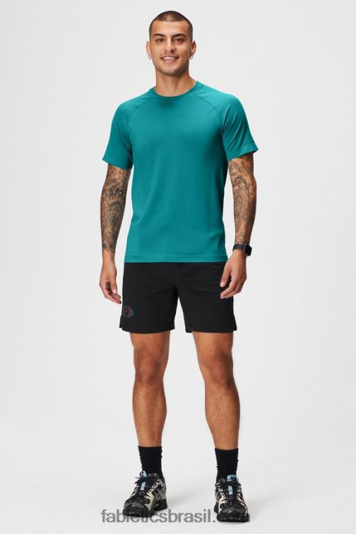 Fabletics cerceta escura 420HR3472 o tee do dia de treinamento 177 homens