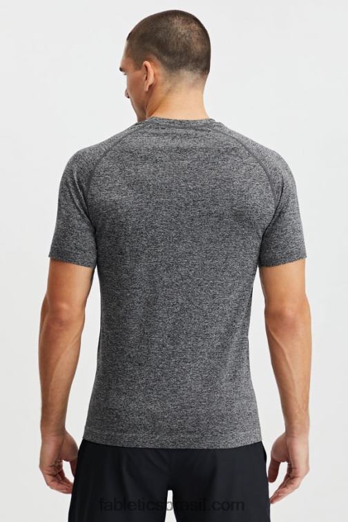 Fabletics cinza escuro htr 420HR3481 o tee do dia de treinamento 178 homens