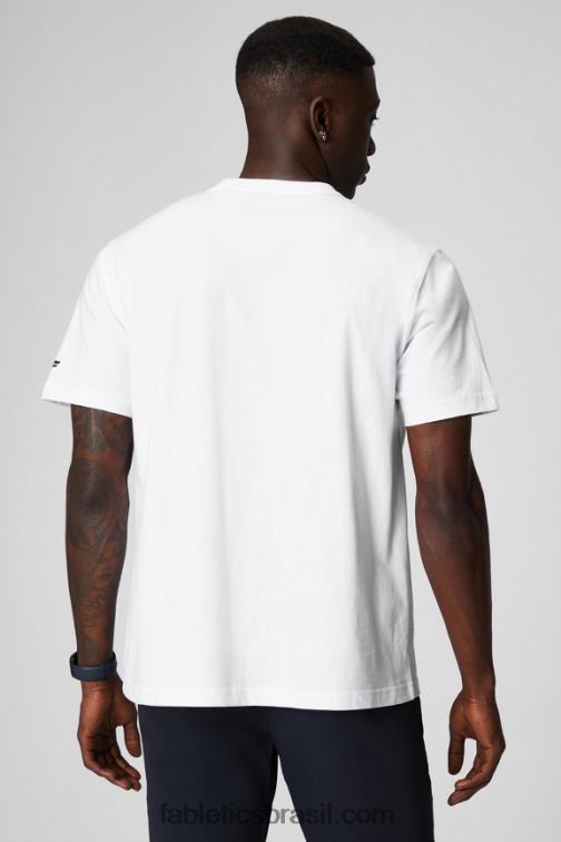 Fabletics clássico branco f multi 420HR3520 a camiseta r&r homens