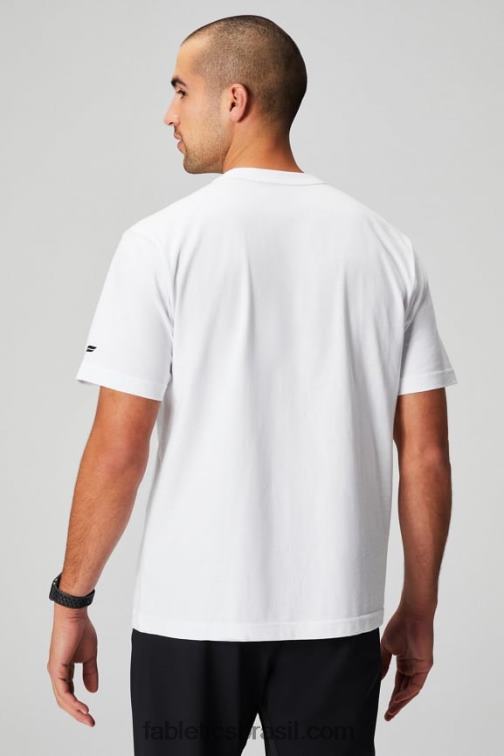 Fabletics clássico esporte rápido branco 420HR3524 a camiseta r&r homens
