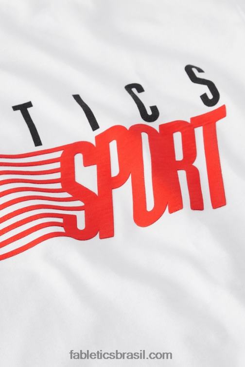 Fabletics clássico esporte rápido branco 420HR3524 a camiseta r&r homens