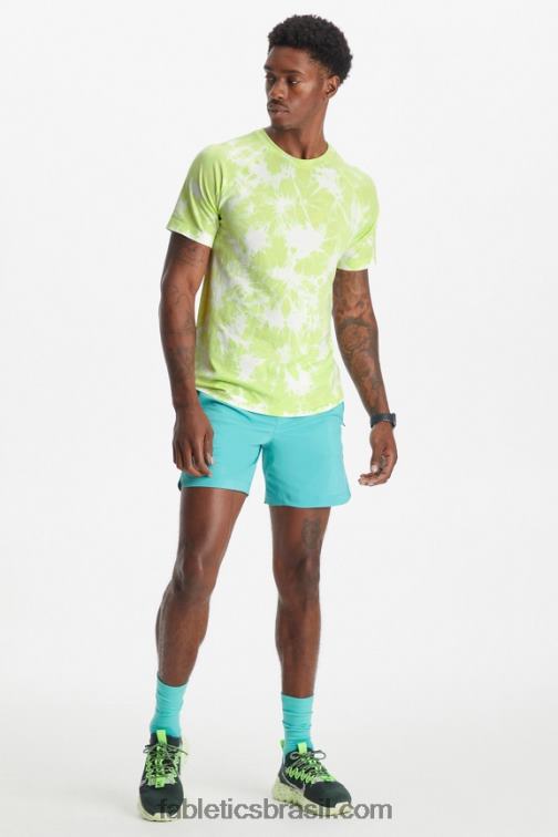 Fabletics corante de cal desbotado 420HR3486 o tee do dia de treinamento 179 homens