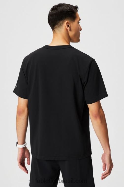 Fabletics esporte rápido preto 420HR3525 a camiseta r&r homens