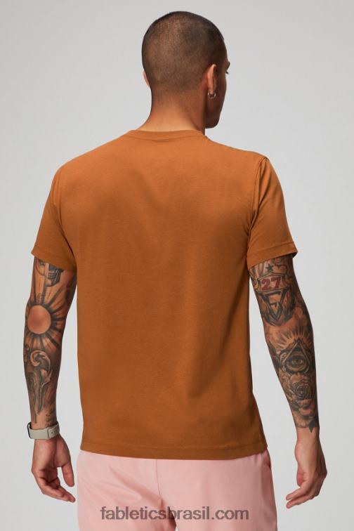 Fabletics ferrugem vintage 420HR3512 o tee 24-7 183 homens