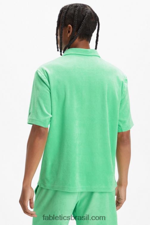 Fabletics água tropical 420HR3559 a ilha terry botão para cima homens