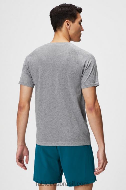 Fabletics hidrow cinza médio htr 420HR3469 o tee do dia de treinamento 176 homens