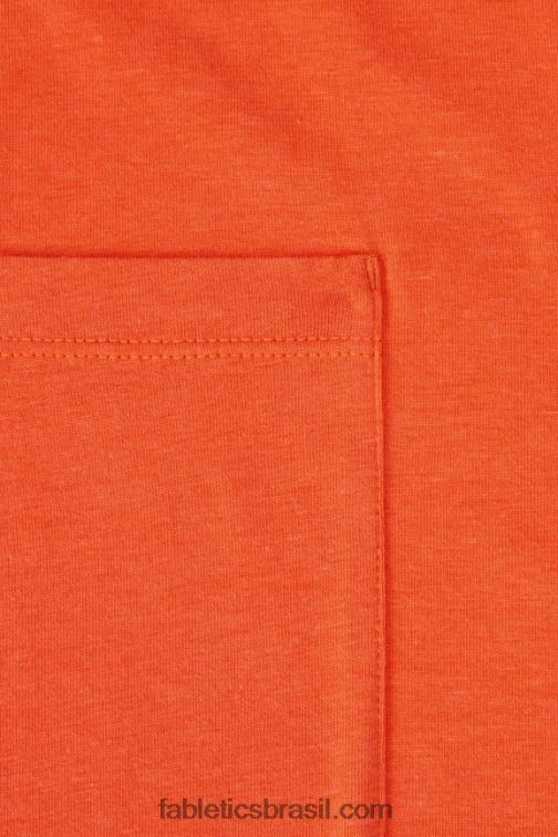 Fabletics laranja paixão 420HR3449 a camiseta de bolso 24-7 homens