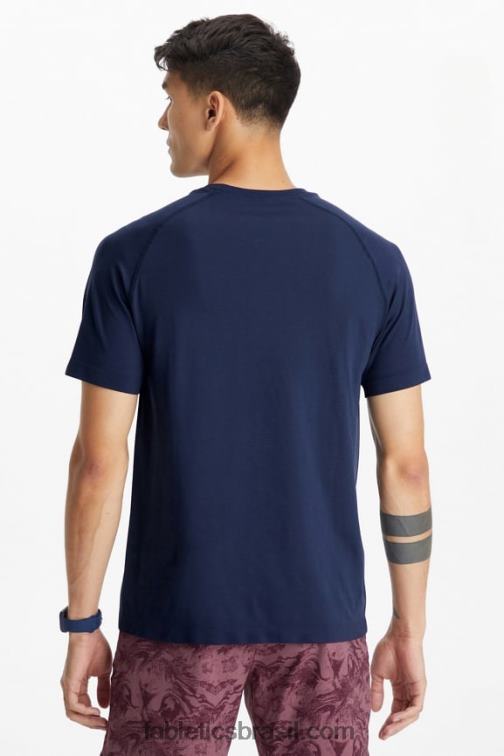 Fabletics marinha 420HR3478 o tee do dia de treinamento 178 homens