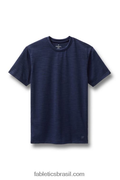 Fabletics marinha 420HR3553 camiseta da primeira fila homens